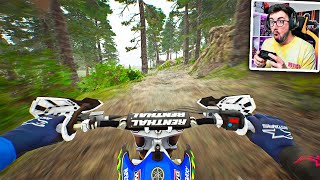 RUTA EXTREMA EN MOTO DE MOTOCROSS 😱 | MXGP 21 screenshot 4