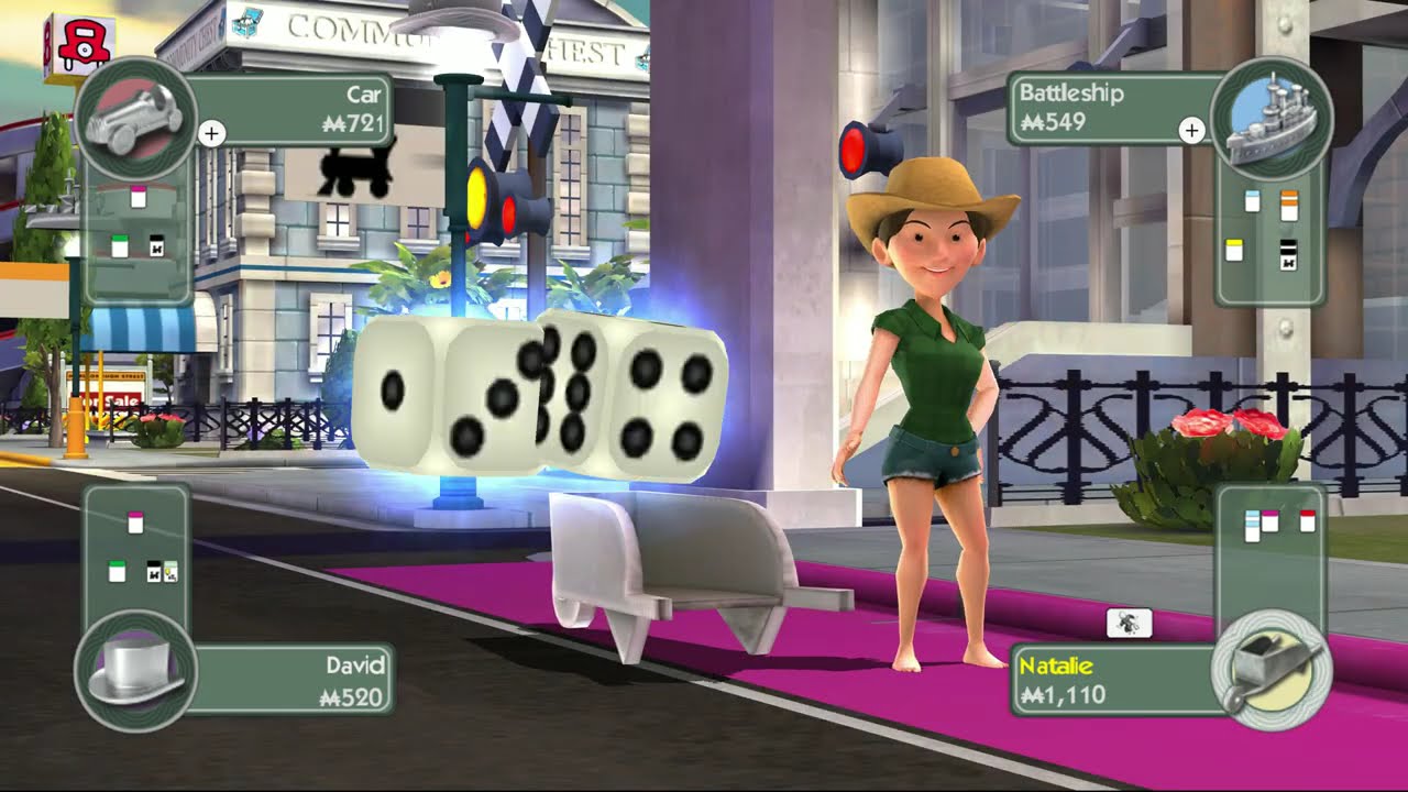 Monopoly Streets (Wii) Gameplay