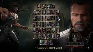 Mortal Kombat 11Rambo vs Terminator (Medium)