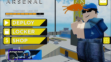 I got the ICE DAGGER in ROBLOX arsenal??? (Dev Melee)