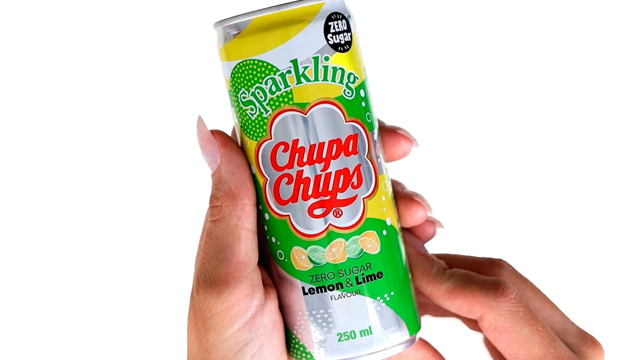 Sparkling Chupa Chups Lemon & Lime Flavour
