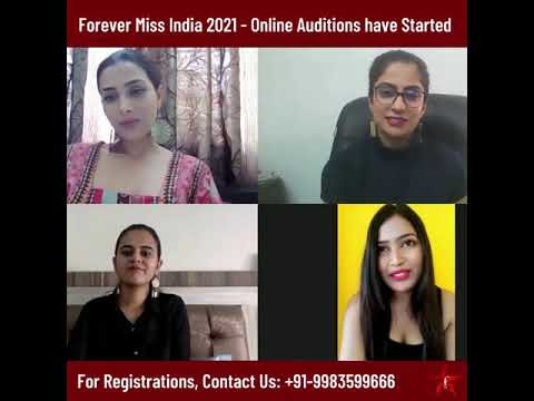 Online Audition Miss India 2021 by Kirti Choudhary and Priya Saini