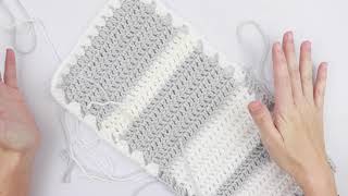 How To Make A LEFT HANDED Crochet Blanket For Beginners