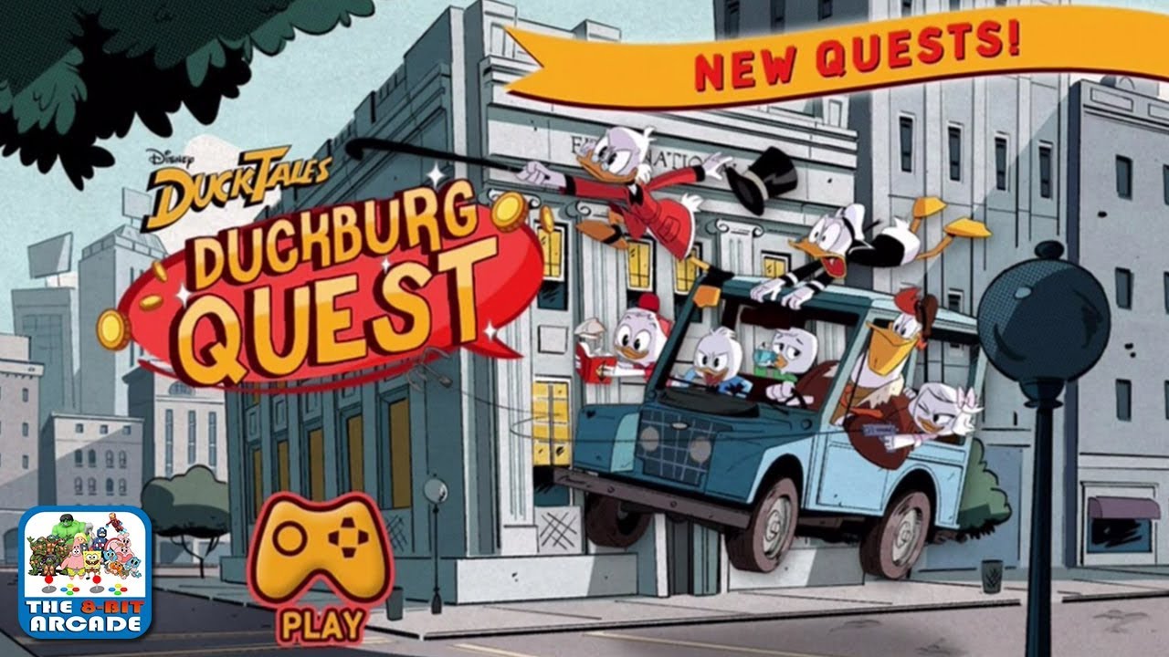DuckTales Duckburg Quest Saving Mrs. Beakley from the Tumblebum