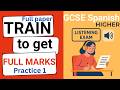 FULL 2026 Spanish Listening Mock Exam | Grade 9 Practice (Part 1/5)