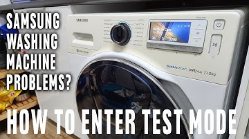 How to enter hidden TEST SERVICE MODE // Samsung VRTplus Wash Machine