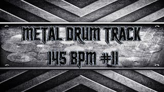6/8 Metal Drum Track 145 BPM (HQ,HD)