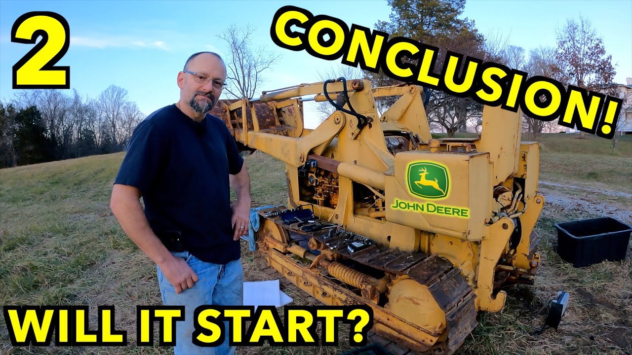Forgotten John Deere 1010 Track Loader, Part 2.