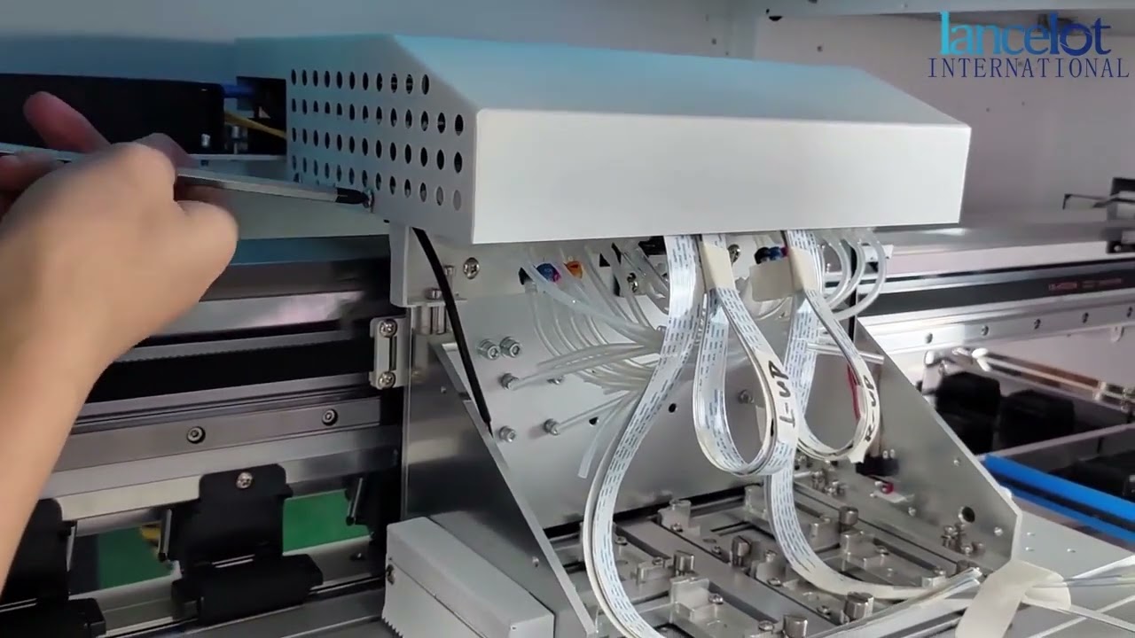 60CM DTF 4 heads i3200 Printer Installation Process