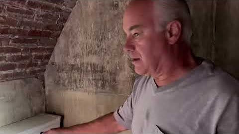 INSIDE the Brick Vault Root Cellar one year after laying brick Montana 2023