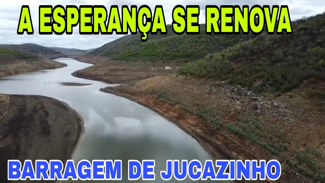 CHEGANDO ÁGUA NA BARRAGEM DE JUCAZINHO MOMENTO TÃO ESPERADO 02.03.2025