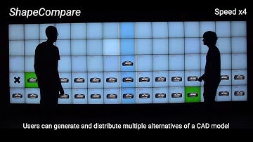 Investigating Collaborative Exploration of Design Alternatives on a Wall-Sized Display