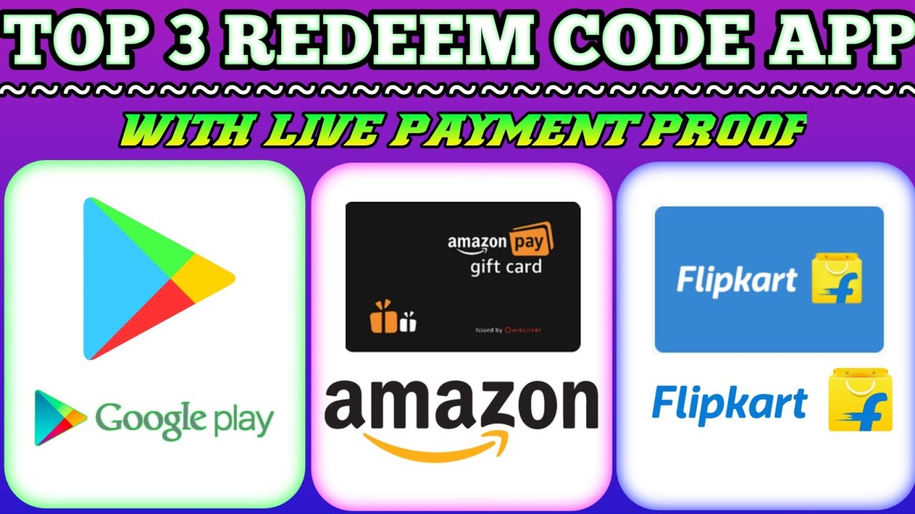 Top 3 Gift card App Google Play Gift Card Earning App Free Redeem