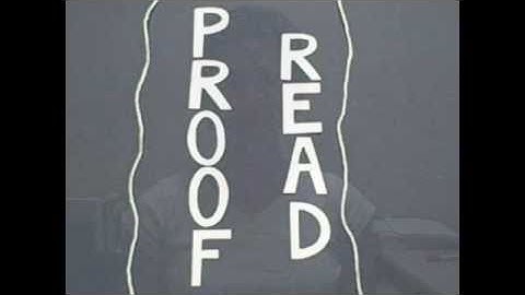 The Writing Process: Proofread