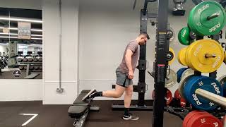 Bodyweight Rear Foot Elevated Split Squat (RFESS)