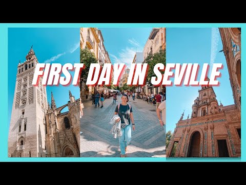 FIRST DAY IN SPAIN | Exploring Seville for the first time. Bus system, phone plans, cheap food.