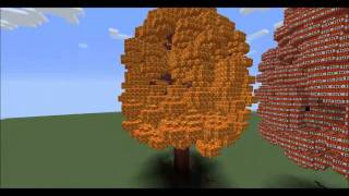 Minecraft Mody - Huge Trees / Wielkie Drzewa #1