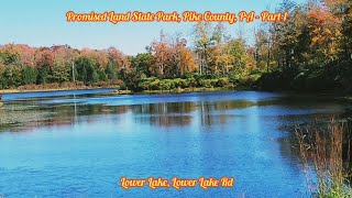 Lower Lake, Lower Lake Rd - Promised Land State Park, Pike County, PA, USA - Part 1