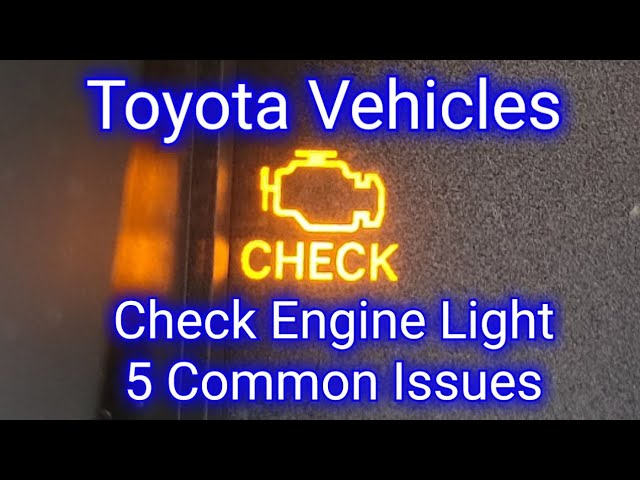 Toyota Hybrid Prius Check Engine Light