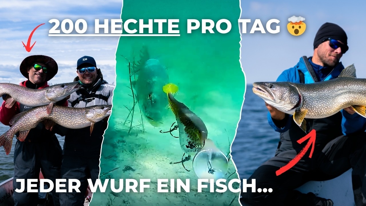 Über 200 Hechte pro Tag! 🤯 An diesem Ort musst du mal angeln... 🎣