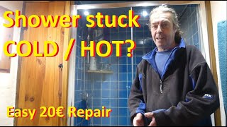 Thermostatic Shower Not Adjusting Temperature? Easy & Cheap Fix Diy Repair Guide