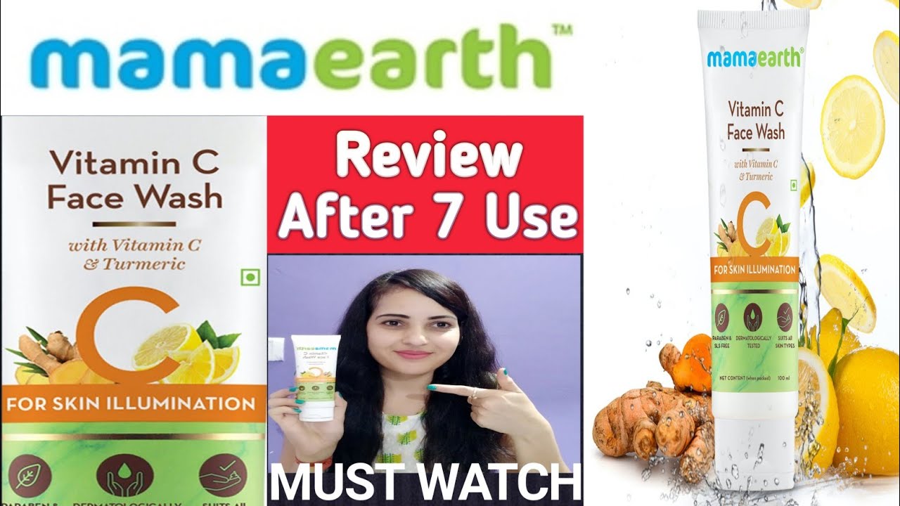 New Mamaearth Vitamin C Face Wash With Vitamin C & Turmeric ReView