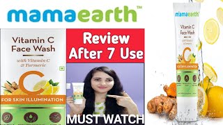mamaearth vitamin c face wash with vitamin c and turmeric for skin illumination