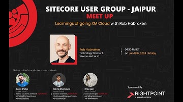 Sitecore User Group Jaipur Meetup | January 19 2024 | Rob Habraken