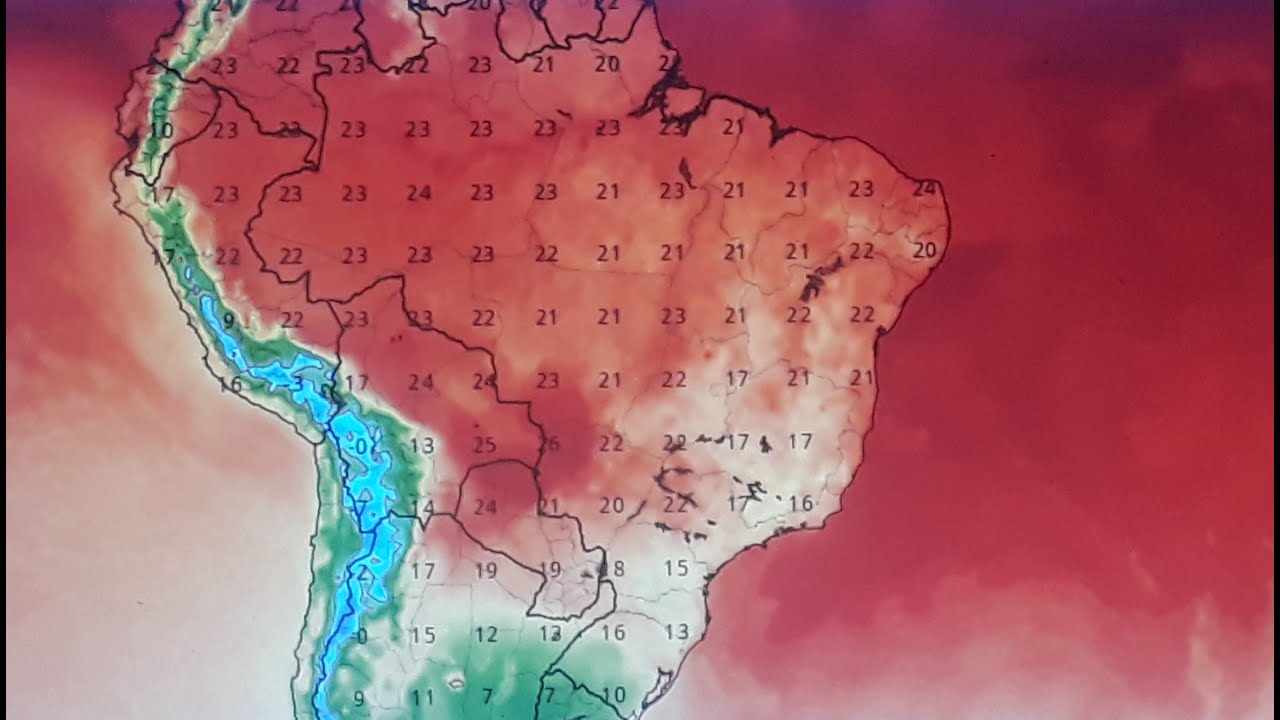 Previsão do tempo para os dias 22 e 23/04/2022