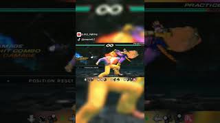 King's Aerial Jaguar Bomb Combo With No Heat In Tekken New Gen Mod...