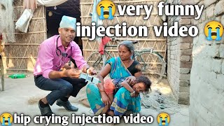 back side injection crying | injection video baby crying cartoon | injection videos funny crying