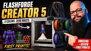 Flashforge Creator 5 First Impressions After Real Prints