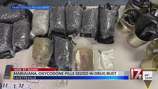 Drugs seized during bust in Fayetteville