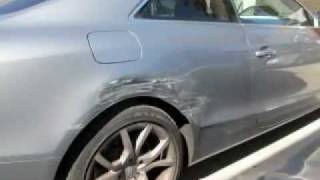 2010 Audi A5 2.0t side impact accident repair