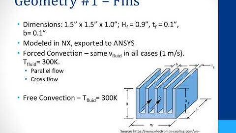 ME416 Project 3 - Use of ANSYS for Heat Sink Design Analysis