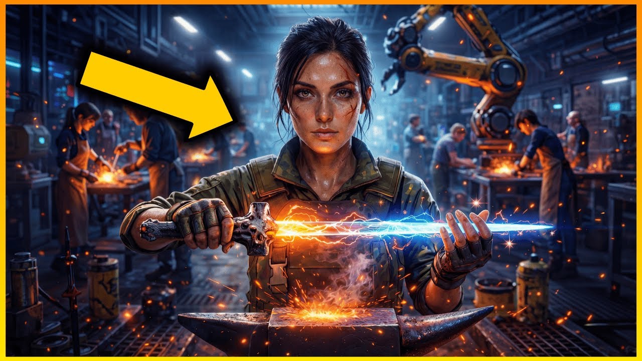 A Turma Recebeu a Tarefa de Forjar uma Lâmina! A Garota Humana Usou um Pedaço de Osso | HFY | SCI FI