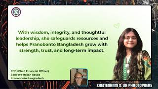 Pranobonto Bangladesh - Matt Gray interviews CFO Sadeeya Hasan Rayea