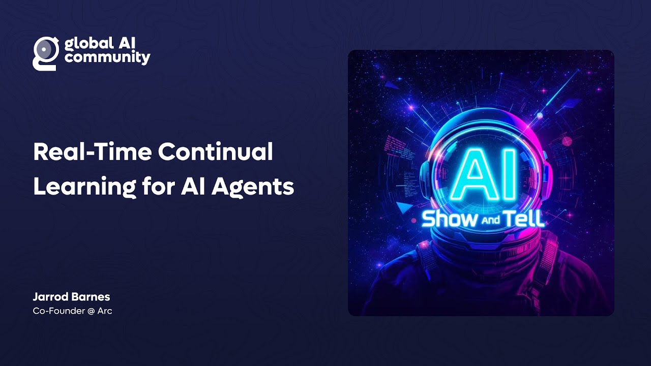 Jarrod Barnes - Real-Time Continual Learning for AI Agents - YouTube