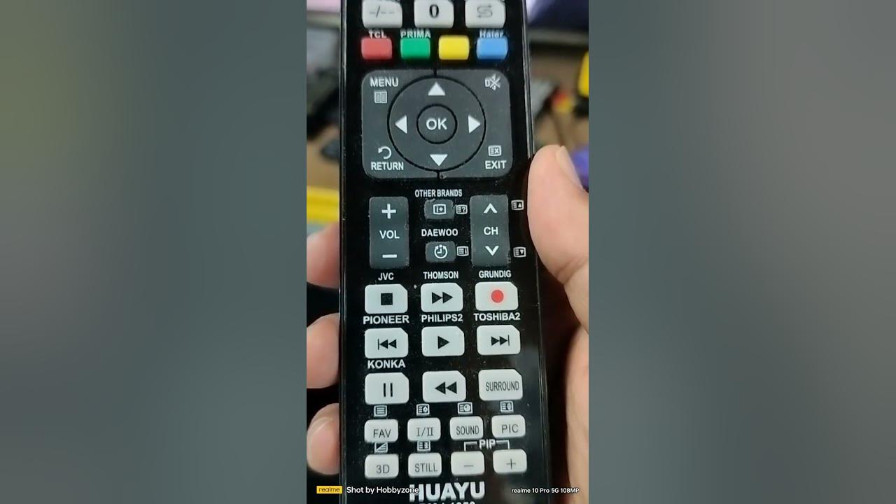 Cara mudah setting remote control TV Universal Huayu RML1050 YouTube