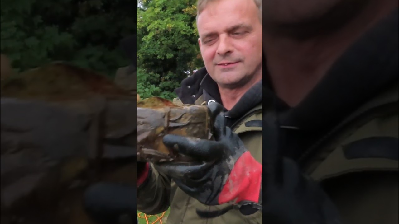 CRAZY Finds Magnet Fishing #historyhunters #shorts