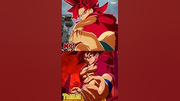 Official SSJ4 Daima Goku DLC Trailer vs MOD: Side by Side Comparison - Dragon Ball Sparking Zero