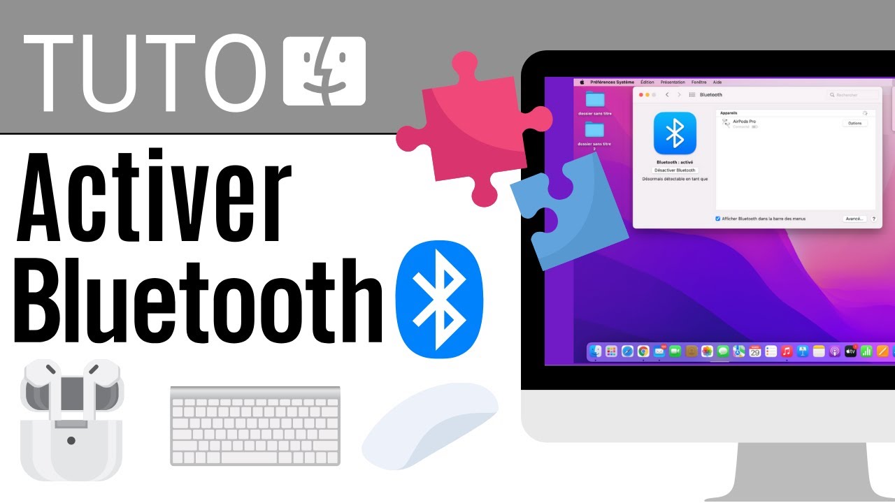 Comment activer le Bluetooth sur Mac (connecter ses AirPods, sa souris