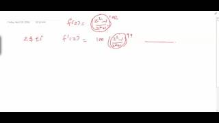Lecture 17: Complex Analysis (differentiable/ analytic functions.)