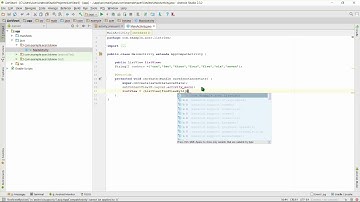 listview and onclick items android studio tutorial