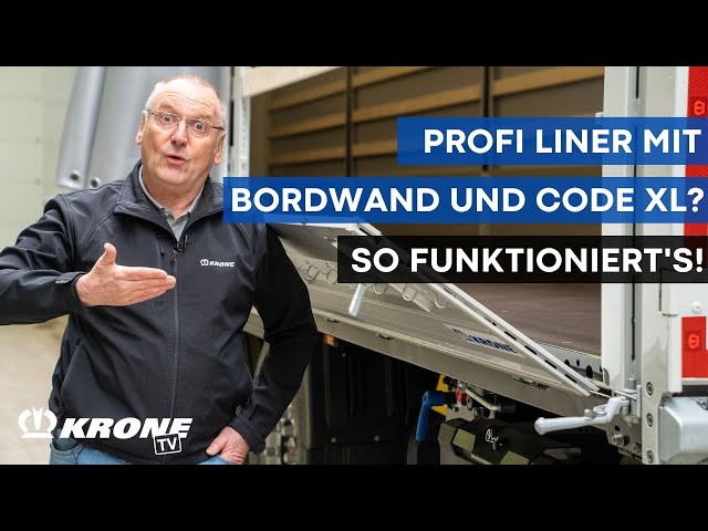 So funktioniert der KRONE Profi Liner mit Bordwänden und Code XL. | KRONE TV