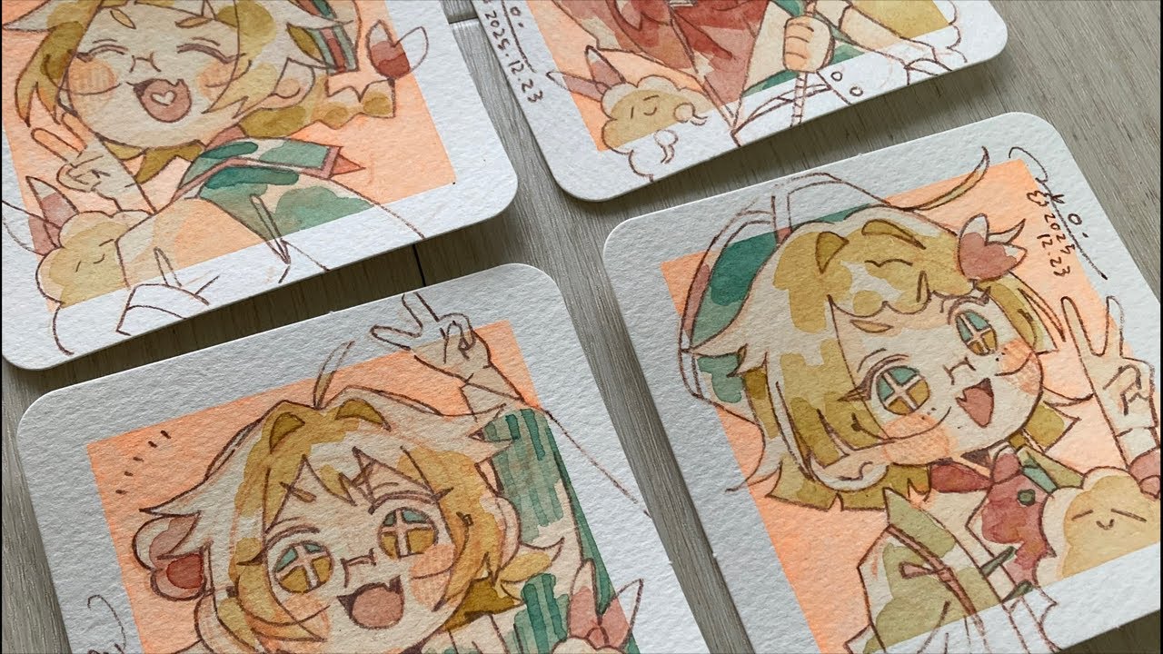 【福袋】 手描き アナログ オリジナル イラスト お絵描き】福袋に入れる絵を描こう - YouTube