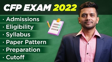 Certified Financial Planner Certification - CFP Exam, Pattern, Eligibility, Fees | Nikkhil Gupta