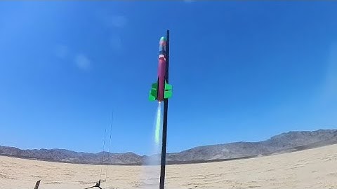 Insta360 Camera onboard model rocket