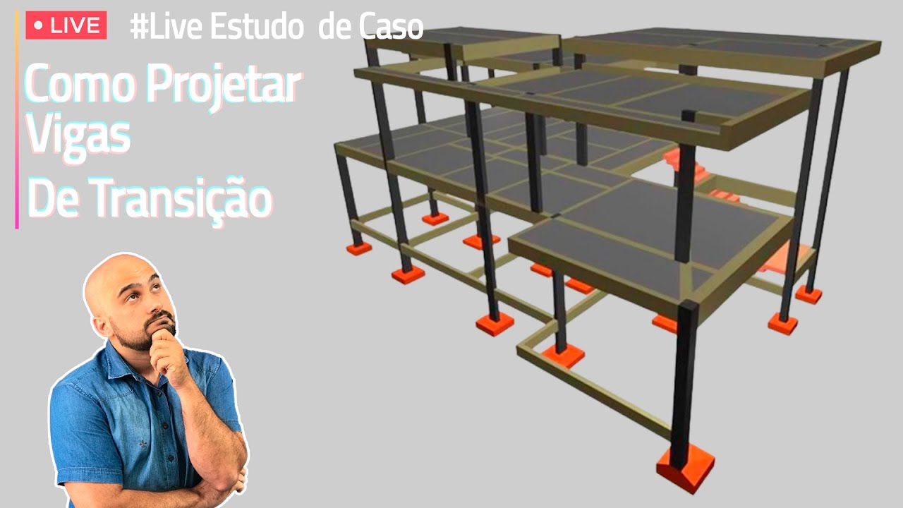 Live #02 | Live Estudo de Caso | Como Projetar Vigas de Transição
