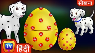 सखए शश खत जनवर जदई अडLearn Baby Farm Animals Magical Eggs - Chuchutv Hindi Surprise Eggs